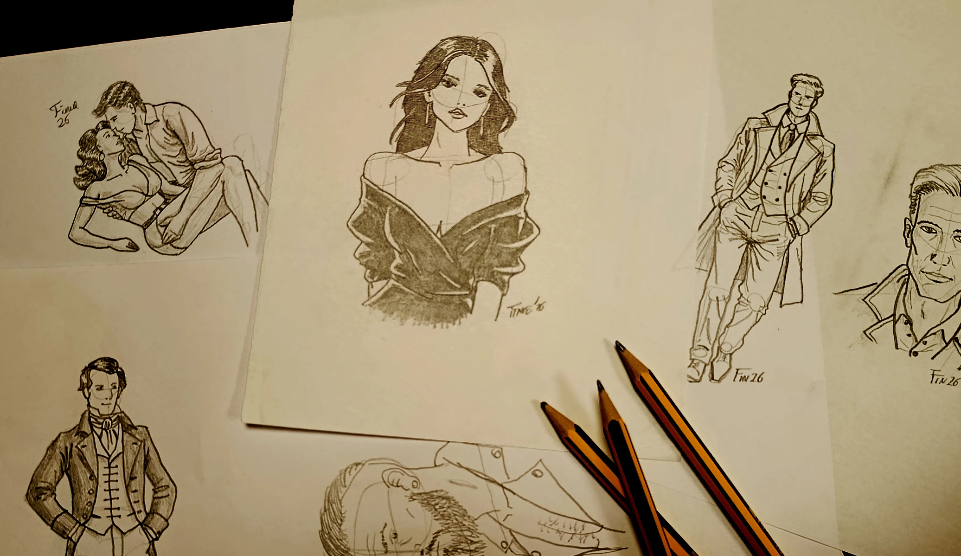 Just some random practice sketches